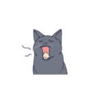 気だるげな猫（個別スタンプ：1）