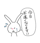 【家族・カップル用】うさぎさん（個別スタンプ：37）
