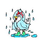 トリさん親子（個別スタンプ：11）