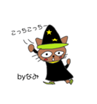 なみちゃんスタンプ。ハロウィーン使用（個別スタンプ：6）