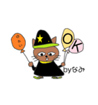 なみちゃんスタンプ。ハロウィーン使用（個別スタンプ：14）