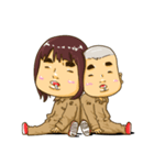 やんちゃブラザーズ つなぎ NO．1（個別スタンプ：7）