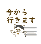 ぽっちゃり猫のでか文字スタンプ（個別スタンプ：16）