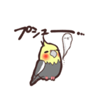 ほのぼのオカメインコ（個別スタンプ：9）
