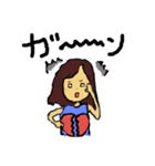 愛しの彼へ送る 朝が弱い女子スタンプ。（個別スタンプ：13）