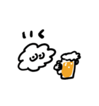 お酒好きのビールのアワアワちゃん（個別スタンプ：7）