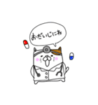 四角いゆるネコさん（個別スタンプ：16）