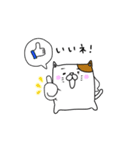 四角いゆるネコさん（個別スタンプ：22）
