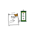 四角いゆるネコさん（個別スタンプ：24）