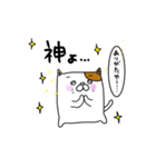 四角いゆるネコさん（個別スタンプ：40）
