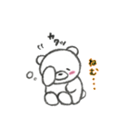 しろくまのぽむろ（個別スタンプ：15）