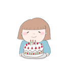 ほのぼのさっちゃん（個別スタンプ：17）