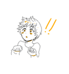喋らない男の子（個別スタンプ：6）
