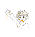 喋らない男の子（個別スタンプ：11）