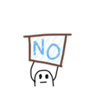 手書きの丸い子（個別スタンプ：15）