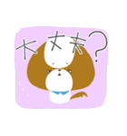 まっしゅるーむ犬わんるぅむ（個別スタンプ：3）