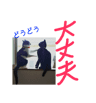 デカ文字シロクロ（個別スタンプ：5）