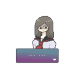 好感度バツグン！！ドット絵後輩ちゃん（個別スタンプ：10）