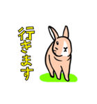 もふもふうさぎすき（個別スタンプ：23）
