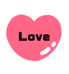 ハートでごあいさつ2(English)（個別スタンプ：8）