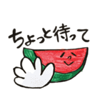 ひーくんみーちゃんパパママ用果物スタンプ（個別スタンプ：10）