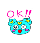 かわいいコロランのスタンプ（個別スタンプ：8）