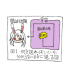 とてもかわいいエプロンうさみみ女（個別スタンプ：2）