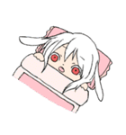 とてもかわいいエプロンうさみみ女（個別スタンプ：6）