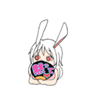 とてもかわいいエプロンうさみみ女（個別スタンプ：13）