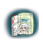 とてもかわいいエプロンうさみみ女（個別スタンプ：14）