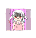 とてもかわいいエプロンうさみみ女（個別スタンプ：24）