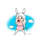 とてもかわいいエプロンうさみみ女（個別スタンプ：29）