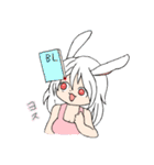 とてもかわいいエプロンうさみみ女（個別スタンプ：30）
