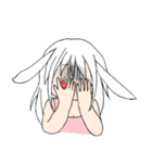 とてもかわいいエプロンうさみみ女（個別スタンプ：38）