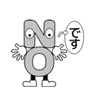 デカ文字君 40（個別スタンプ：5）