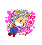 黒猫と柴犬（個別スタンプ：14）