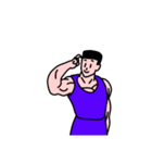マッスル筋肉 マッスル！マッスル！（個別スタンプ：37）