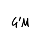 簡単ひとこと英語（個別スタンプ：1）
