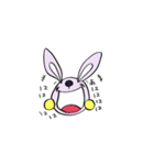 キュートなうさぎさんファミリー（個別スタンプ：1）