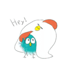ニワトリ帽子の坊や（個別スタンプ：39）