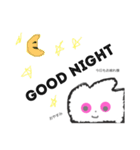ふわふわ雲の妖精（個別スタンプ：4）