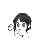 無気力女子のお返事スタンプ（個別スタンプ：5）