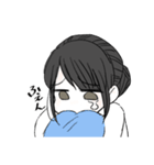 無気力女子のお返事スタンプ（個別スタンプ：9）