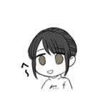 無気力女子のお返事スタンプ（個別スタンプ：12）