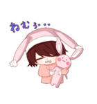 うさパーカーうさこちゃんスタンプ（個別スタンプ：26）