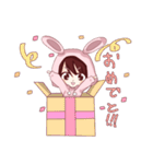 うさパーカーうさこちゃんスタンプ（個別スタンプ：30）
