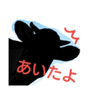 薩摩の黒牛。（個別スタンプ：8）