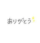 可愛い簡単挨拶スタンプ！！（個別スタンプ：2）