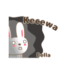 Cute rabbit stickers name, Bella（個別スタンプ：29）