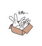 あなうさぎスタンプ（個別スタンプ：21）